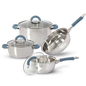 BATERIA 7 PIEZAS ACERO INOX HOME ELEMENTS