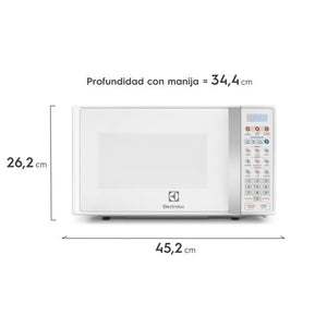 Horno Microondas ELECTROLUX 0.6 EMDO17 Blanco 0.6