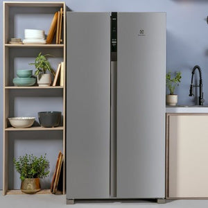 Nevecón Side by Side Electrolux No Frost 442L Inverter Gris ERSA44V3HVG