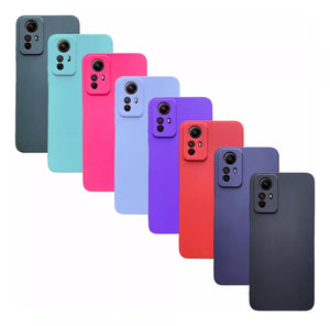 Estuches silicone case para Xiaomi note 12s X2 unds surtidas