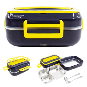 Lonchera Eléctrica Para Carro Y Oficina Porta Comida 110V12V