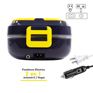 Lonchera Eléctrica Para Carro Y Oficina Porta Comida 110V12V