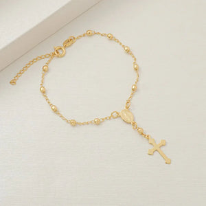 Pulsera Denario (16cm/4mm) oro laminado 18K con broche Ref 94046