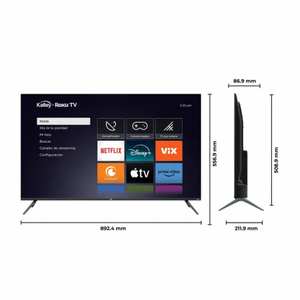 Televisor KALLEY 40" Pulgadas 102 cm K-RTV40FHD Smart TV Roku TV