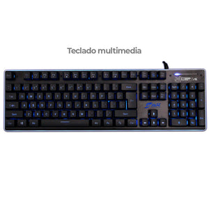 Ctmgjr 013 Exclusivo Combo Gamer Multimedia 4 En 1 Rgb Edic