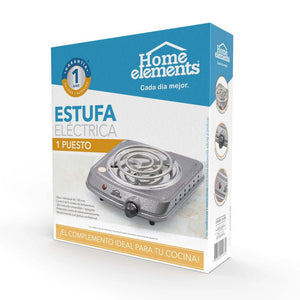 ESTUFA DE 1 PUESTO ELECTRICA 1000W