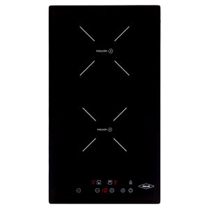 Estufa de empotrar Inducción negra 30 cm eléctrica 220V Haceb