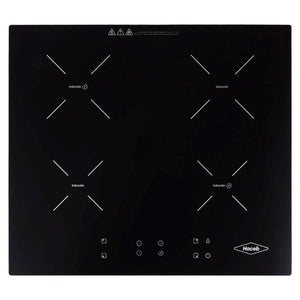 Estufa de empotrar Inducción negra 60 cm eléctrica 220V Haceb