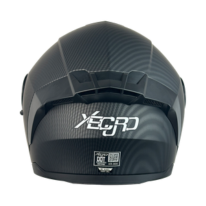 XR-900 XECURO NEGRO MATE-FIBRA CARBON ABATIBLE