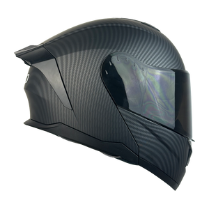 XR-900 XECURO NEGRO MATE-FIBRA CARBON ABATIBLE