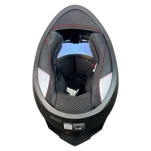 XTR-M70 XTRONG NEGRO MATE SPOILER NEGRO BRILLO VISOR REVO DORADO