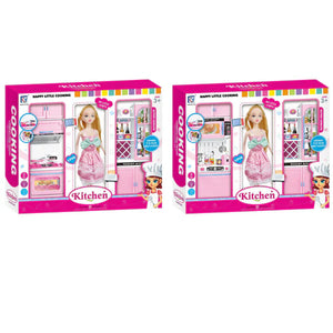 Cocina Tamaño De Muñeca Con Muñeca