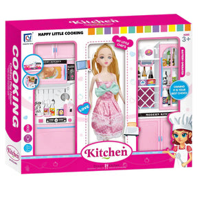 Cocina Tamaño De Muñeca Con Muñeca