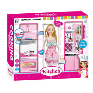 Cocina Tamaño De Muñeca Con Muñeca