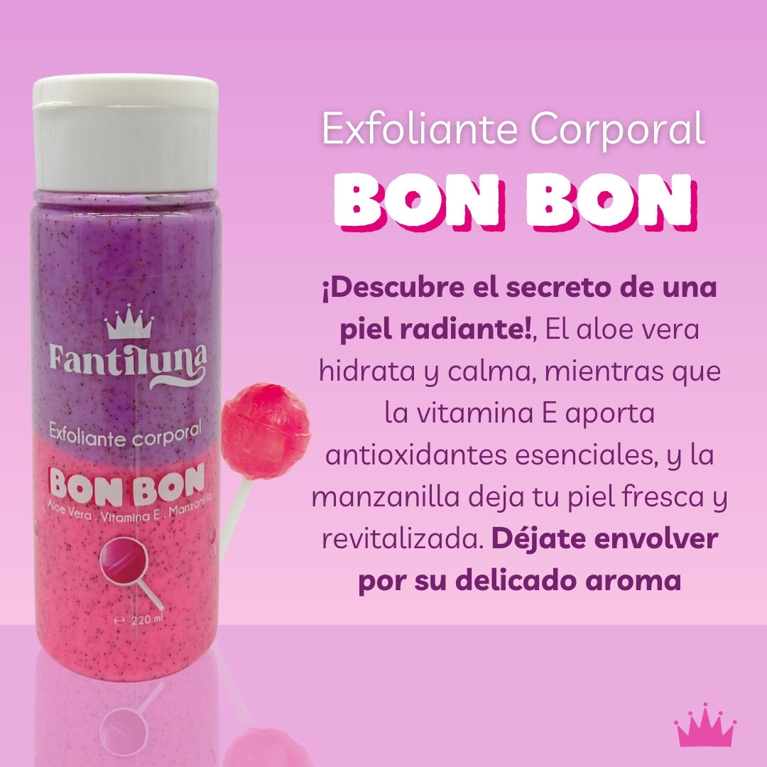 exfoliant corporal fantiluna bombom 220ml