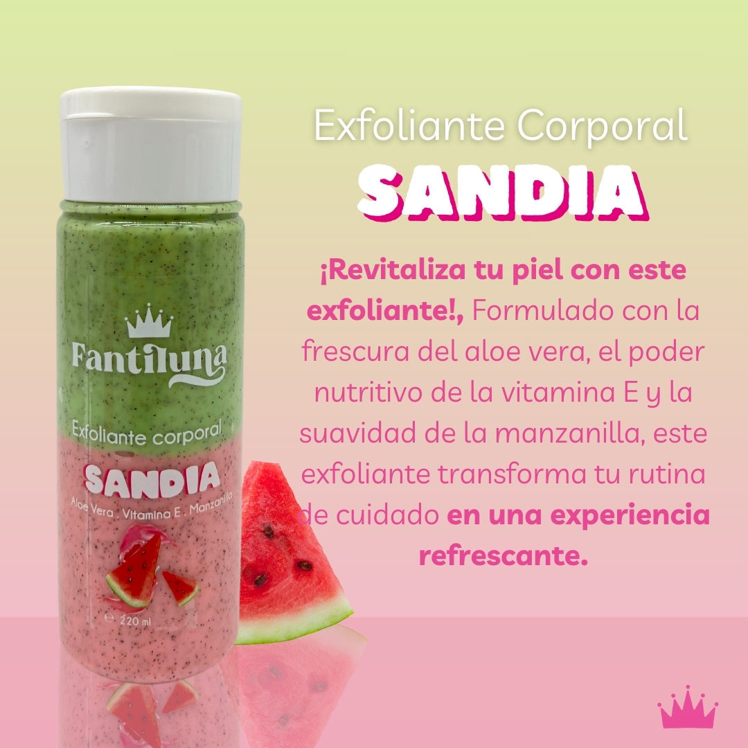 exfoliante corporal fantiluna sandia 220ml