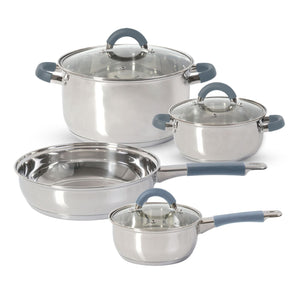 BATERIA 7 PZAS ACERO INOX