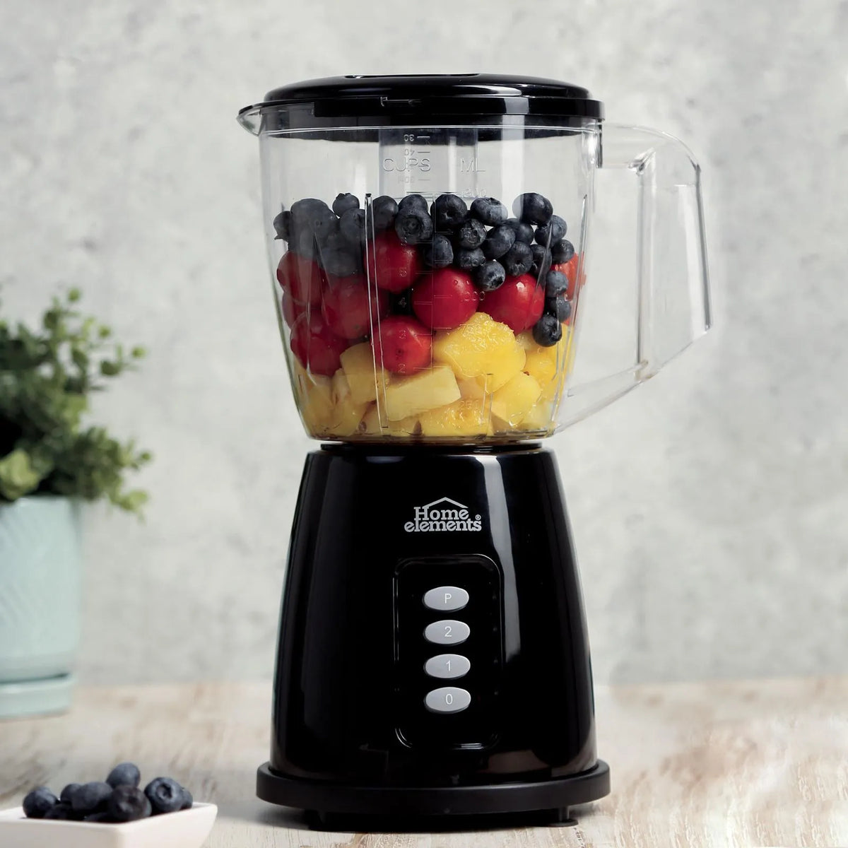 LICUADORA JARRA PLASTICA COMPACT MIX 450W HEBL209N