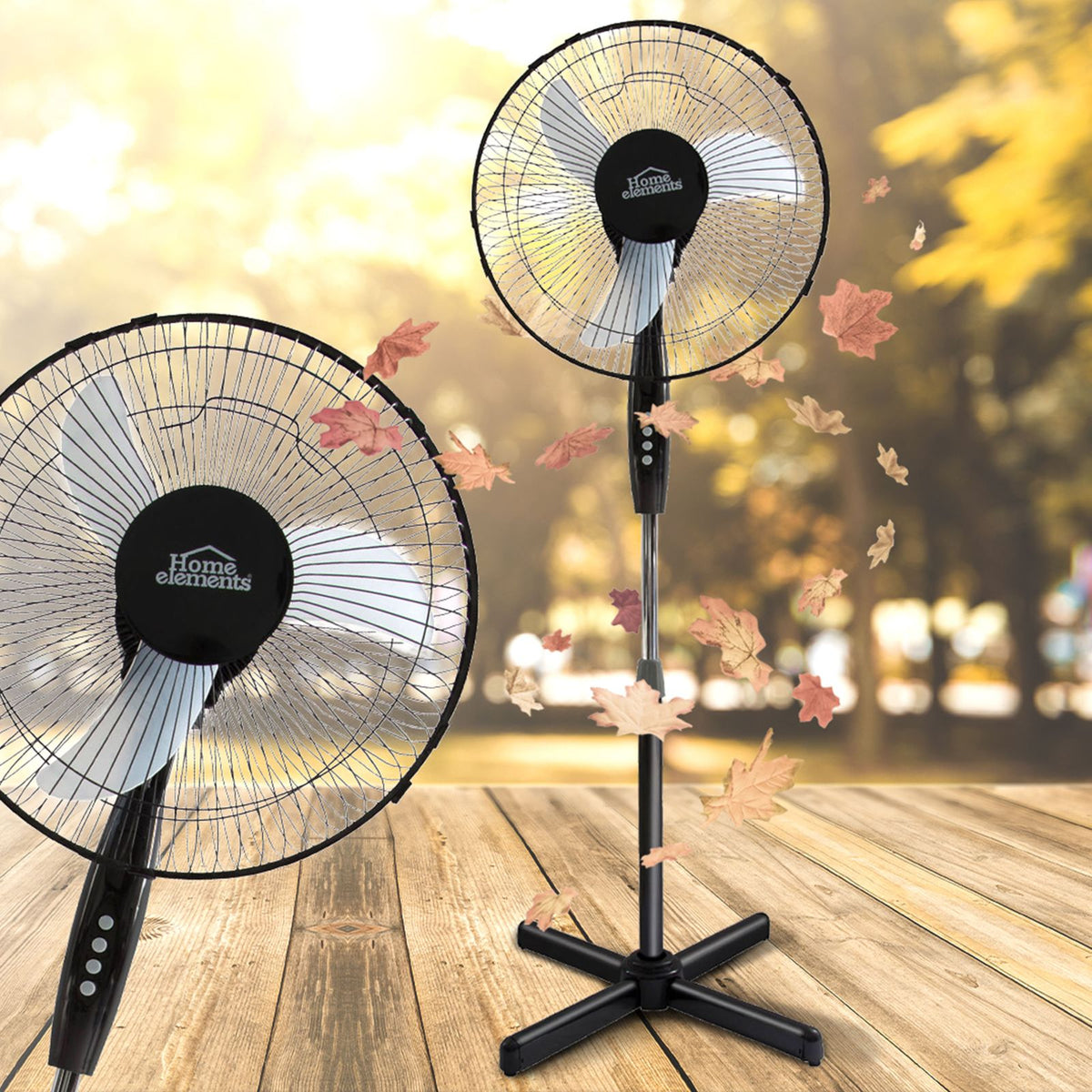 VENTILADOR PEDESTAL NEGRO 16 HECRSF-16BIN CAJA X 1 HE