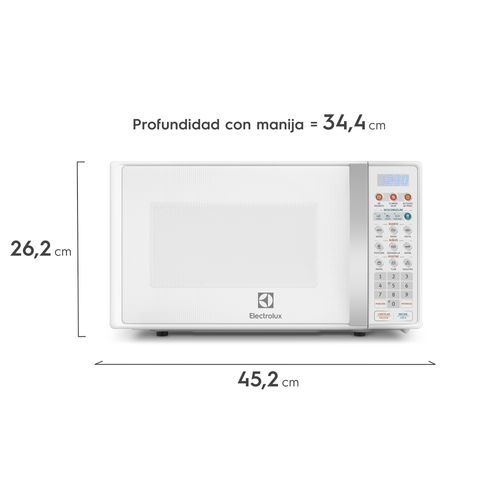 Horno Microondas ELECTROLUX 0.6 EMDO17 Blanco 0.6