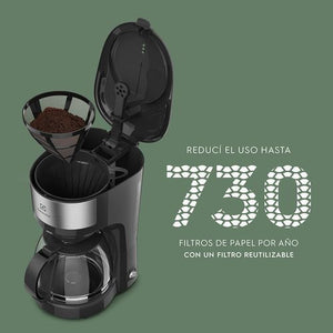 Cafetera Efficient 800W Negro Electrolux