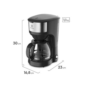 Cafetera Efficient 800W Negro Electrolux