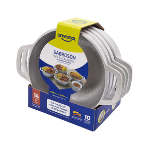 SET X4 CALDEROS 14CM MARCA UNIVERSAL