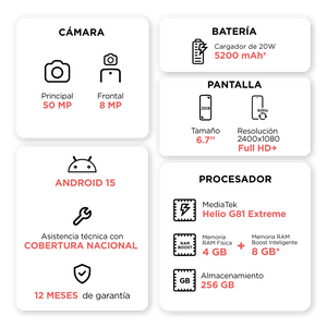 Motorola g15 4+256gb