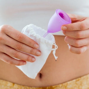 Copa menstrual hipoalergénica de silicona médica