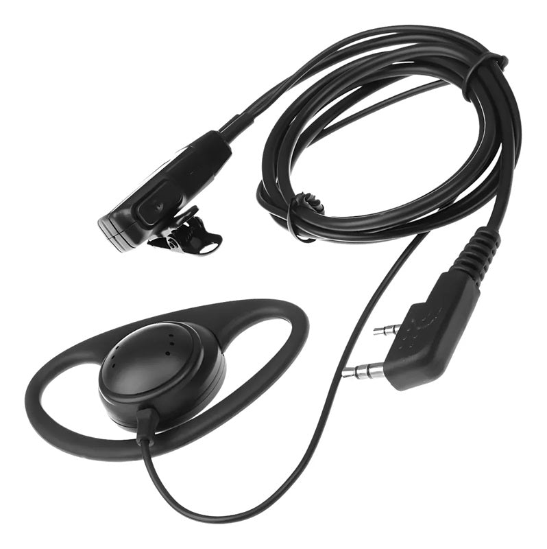 Auricular Manos Libres para Radio Tipo D con Micrófono y PTT Integrado