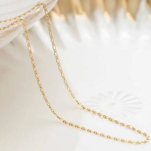 Cadena oro laminado 18K tejido Cadenas 45cm unisex Ref 40031