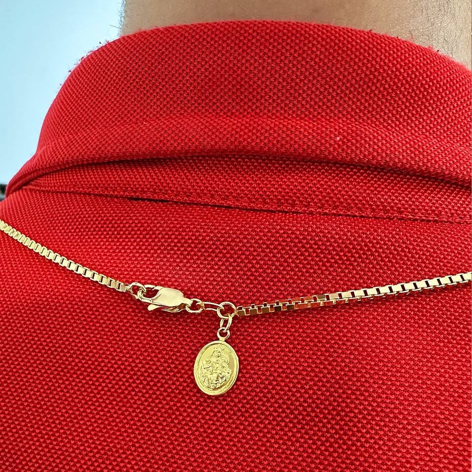 Dije grande  Virgen del carmen (1.8cm/9mm) unisex Ref 23105