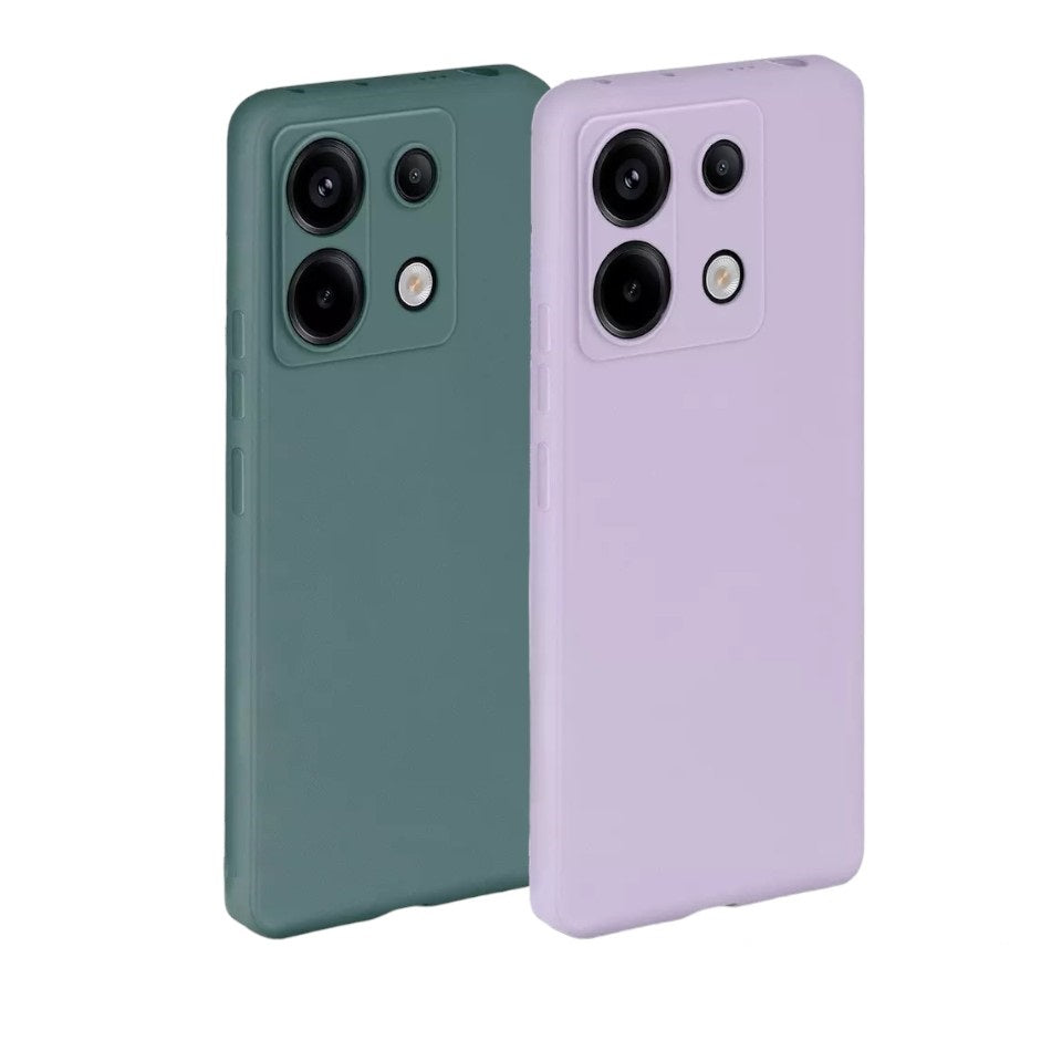 Estuches silicone case para Xiaomi Note 13 x 2 unds surtidas