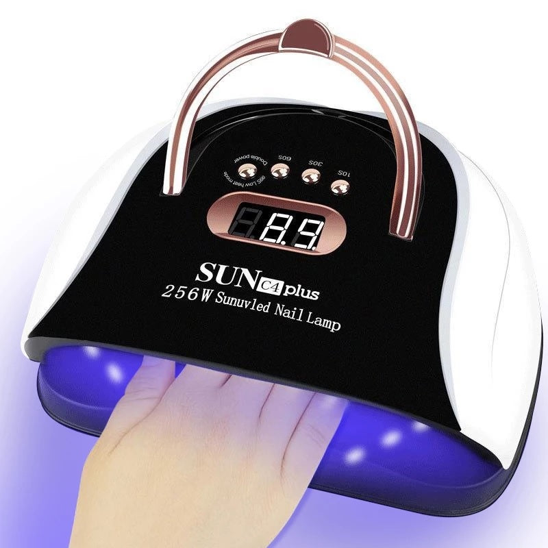 Lámpara profesional de manicura 256W secado semipermanente