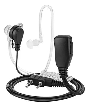 Auricular Manos Libres Tipo Escolta con Tubo Acústico Transparente