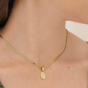 Cadena oro laminado 18K tejido Chino 45cm unisex Ref 43886