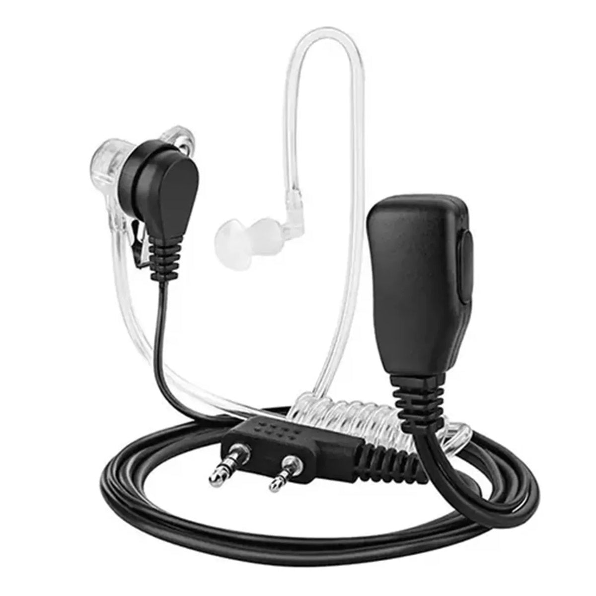 Auricular Manos Libres Tipo Escolta con Tubo Acústico Transparente