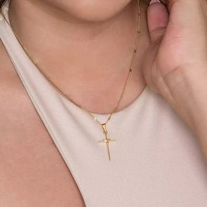 Dije oro laminado 18K Cruz celestial  unisex Ref 23164