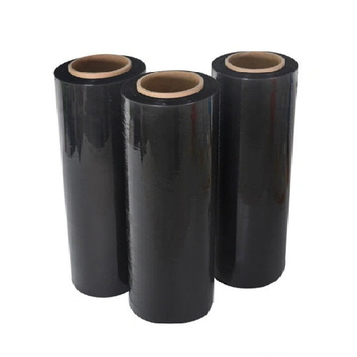 Pack x3 rollos de plástico vinipel strech 30cm x 300mts Negro