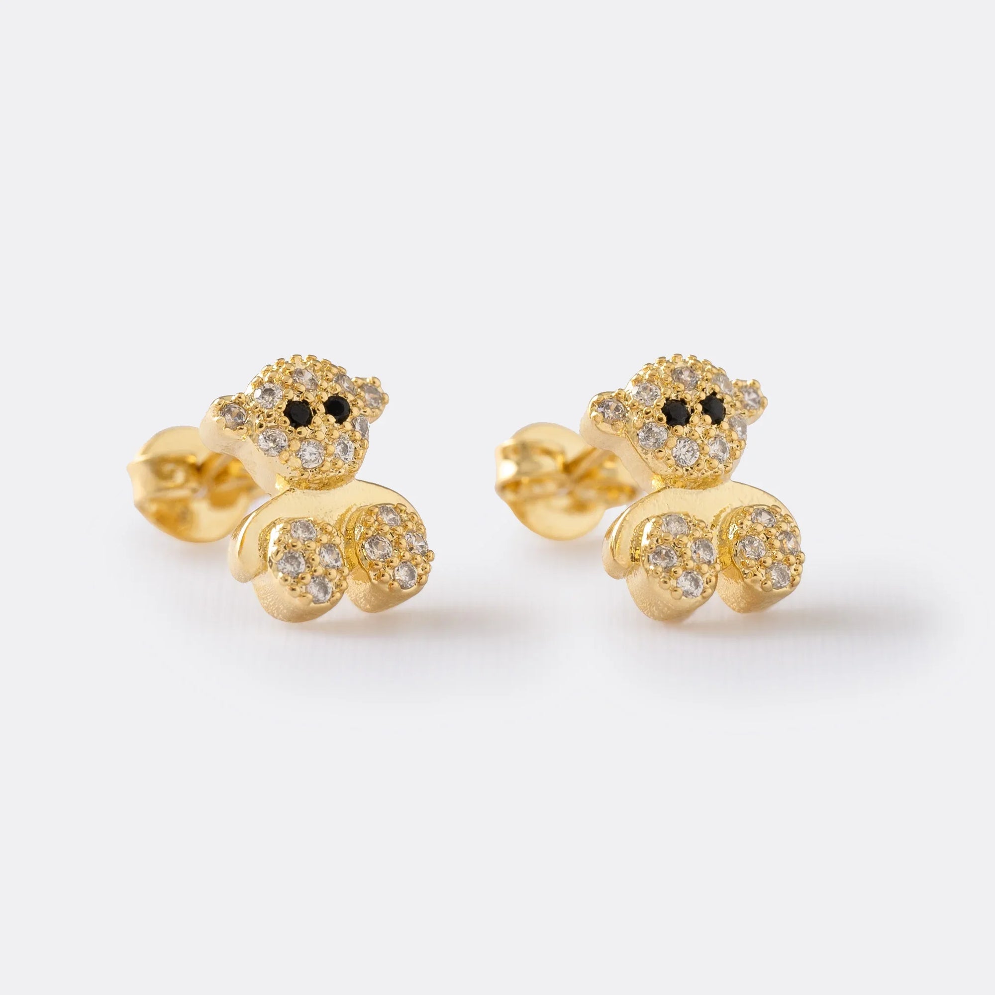 Aretes topos Osito Circonias Ref 33003