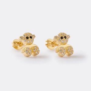Aretes topos Osito Circonias Ref 33003