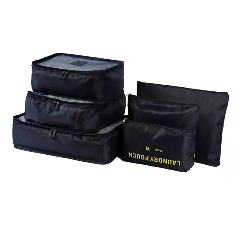 Juego de bolsas organizadoras de viaje 6 piezas impermeable para maleta