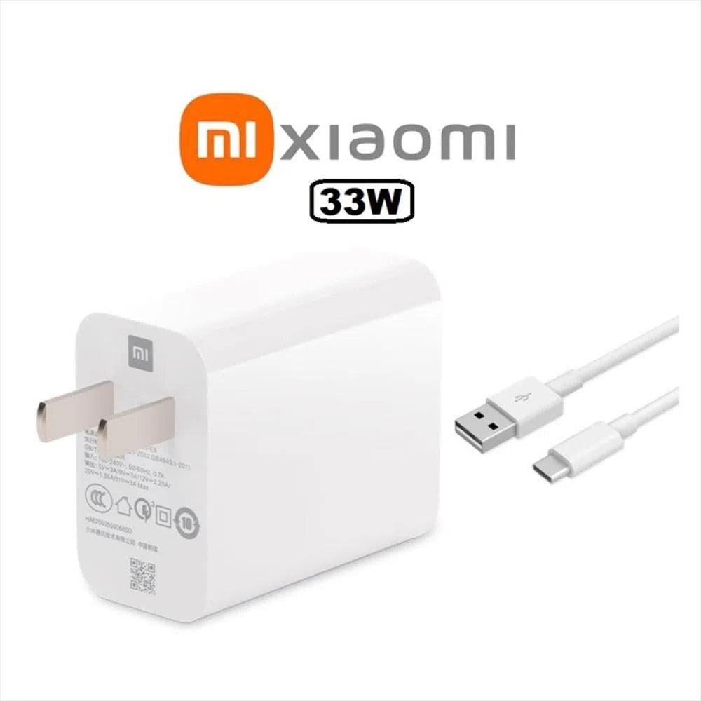 Adaptador de corriente xiaomi TC de 33 W