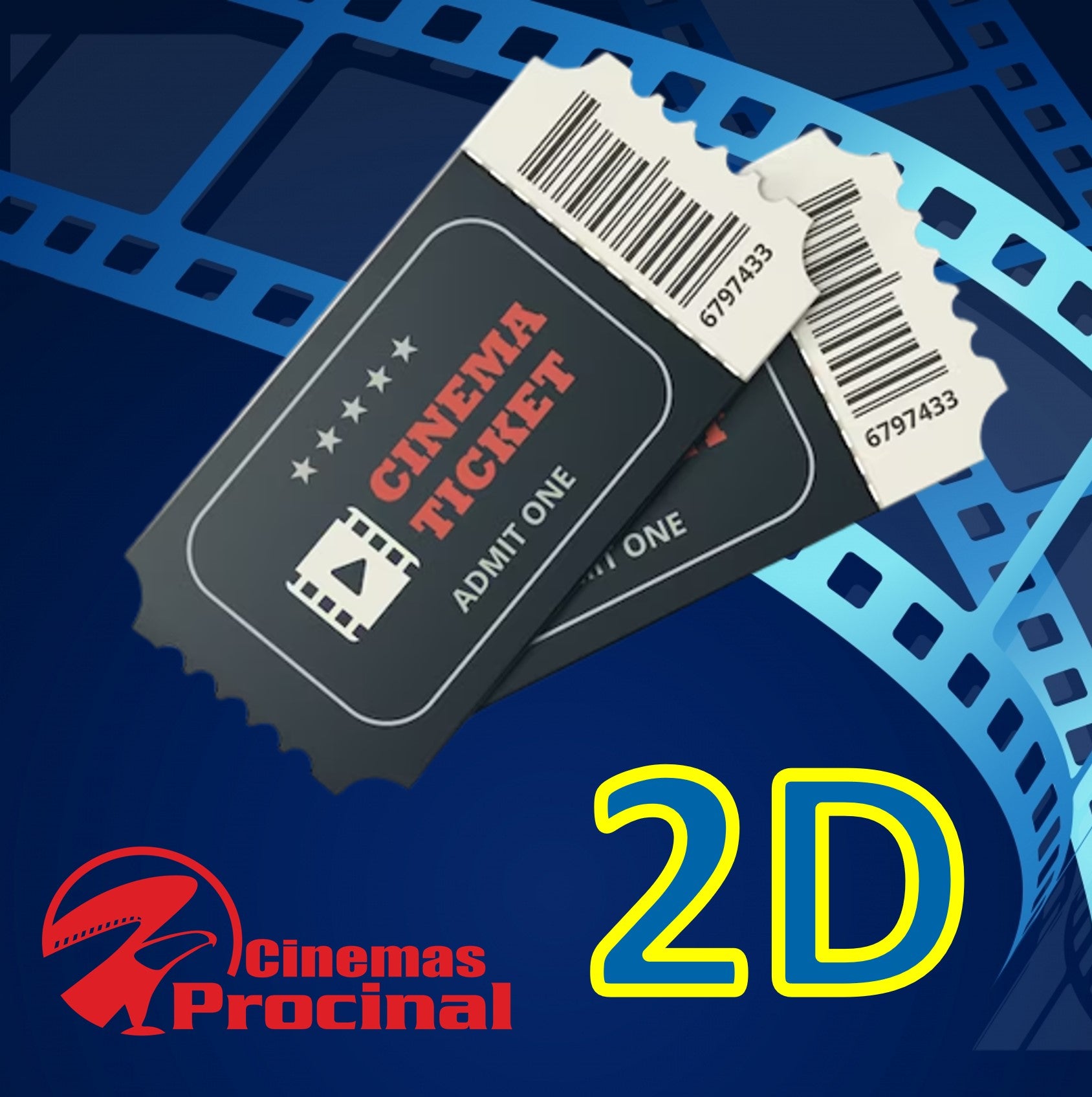 2 ENTRADAS 2D CINEMAS PROCINAL