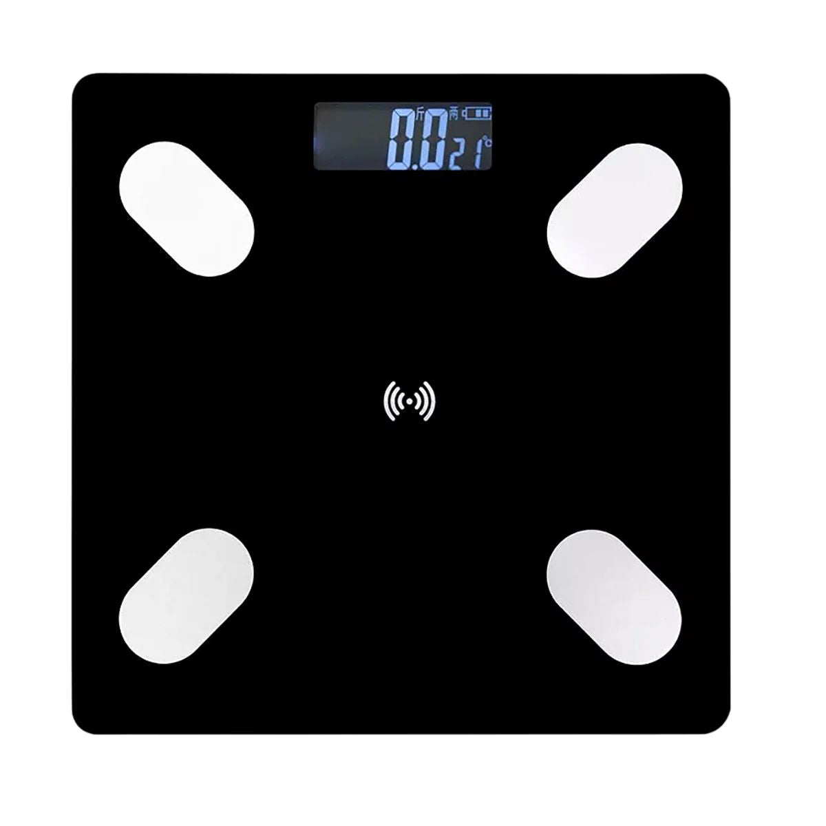 BASCULA DE PESO CORPORAL DIGITAL BLUETOOTH CON PANTALLA LED 2626