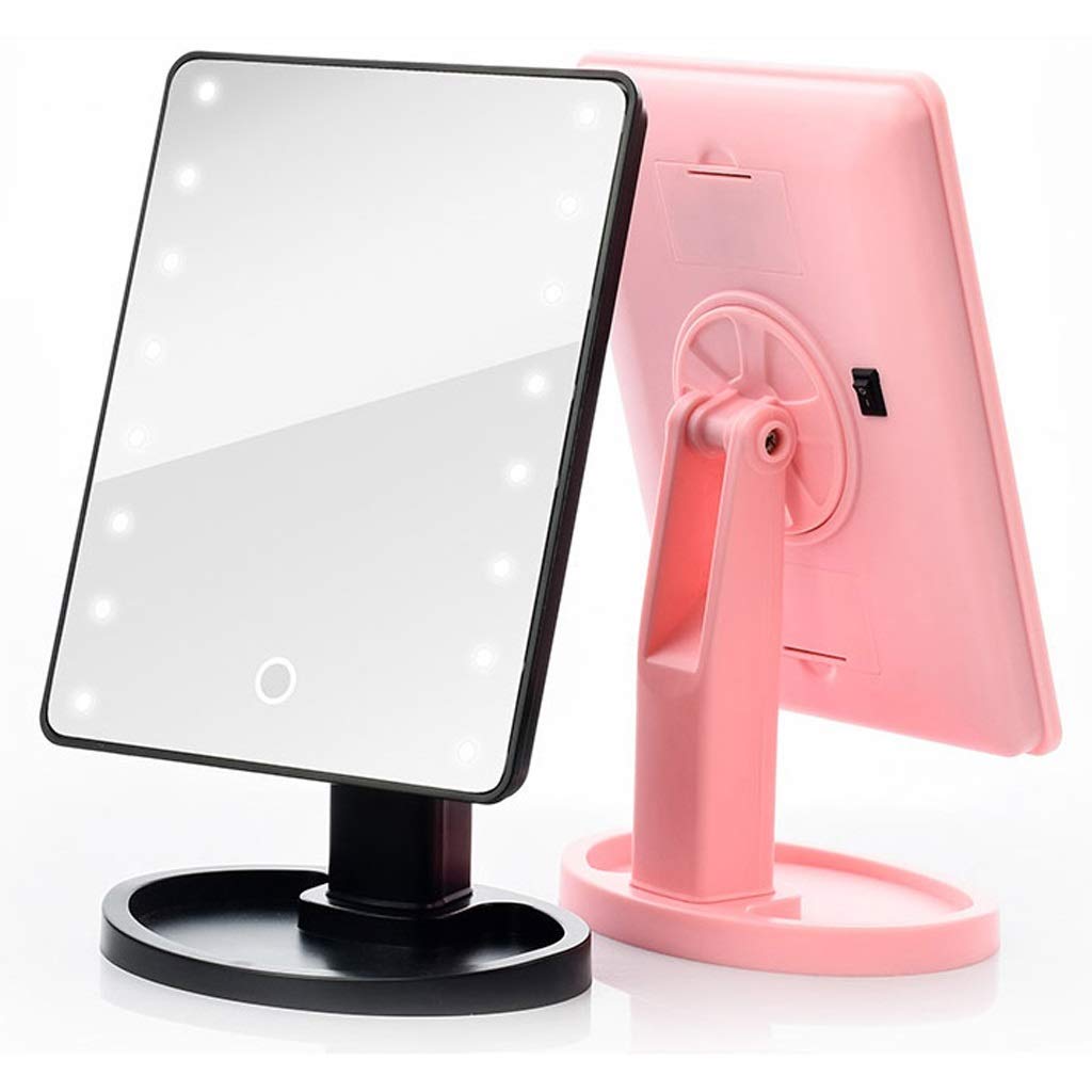 Espejo con luces LED táctil para maquillaje