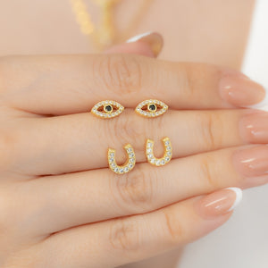Aretes topos Ojo Turco Ref 34003