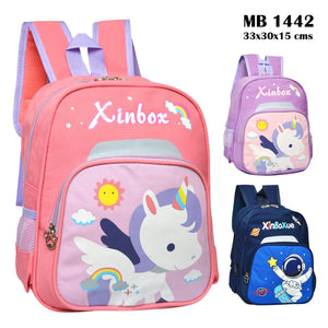 Morral infantil escolar diseños coloridos  MB 1442 32 cm Astronauta