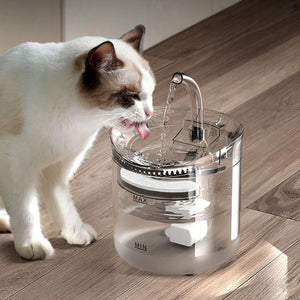 Bebedero fuente automático grifo para mascotas con filtro 2L