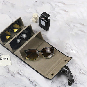 Organizador estuche para gafas de 3 puestos